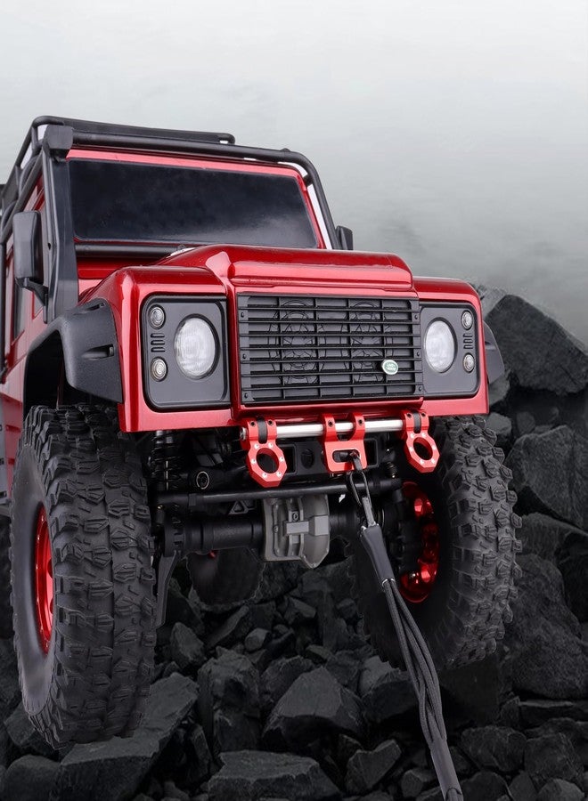 AllinRC Adjustable Aluminum Front Rear Bumper Mount with Winch Shackles for TRX4 Trx6 Axial Scx10 Gen7 Gen8 1/10 RC Crawler Upgrades - Image 4